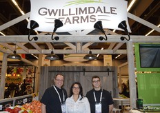 Headquartered in Ontario, Canada, but working with partner growers across the North American continent is Gwillimdale Farms. From left to right: John Hambly, Cristina Hambly and Quinton Woods.